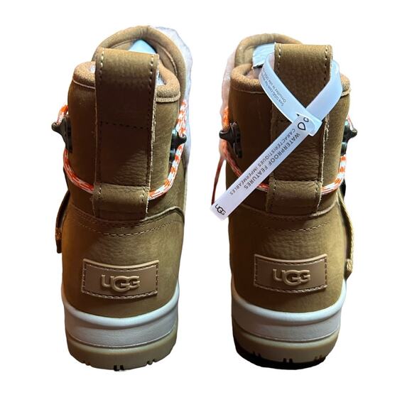 Ugg Classic Weather Hiker  Chestnut Winter Boot Waterproof Leather NEW Size 5.5 - Picture 4 of 11